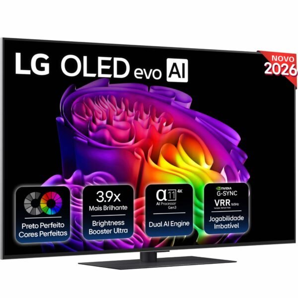 Televisão OLED evo LG OLED55G66LS de 55 polegadas, Ultra HD 4K e Smart TV