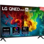 Televisão Mini LED QNED LG 55QNED82B6B de 55 polegadas, Ultra HD 4K e Smart TV