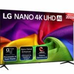 Televisão NanoCell LG 75NU800B6LA de 75 polegadas, Ultra HD 4K e Smart TV