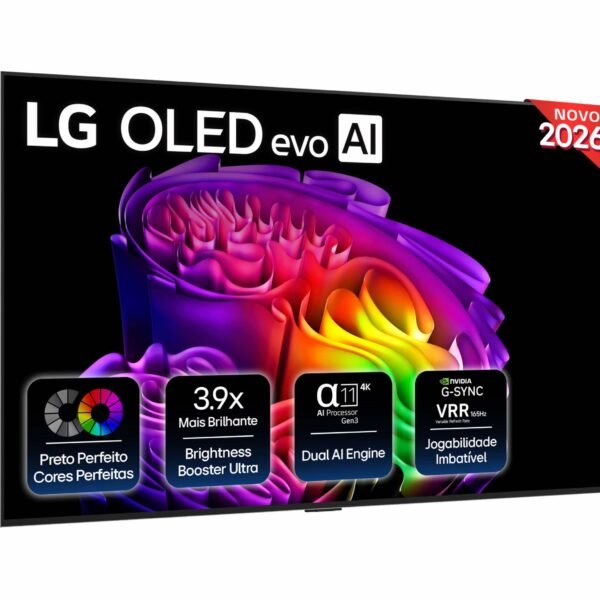 Televisão OLED evo LG OLED65G64LW de 65 polegadas, Ultra HD 4K e Smart TV