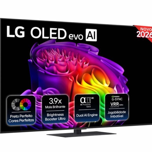 Televisão OLED evo LG OLED65G66LS de 65 polegadas, Ultra HD 4K e Smart TV