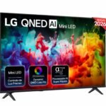 Televisão Mini LED QNED LG 85QNED7EB3A de 85 polegadas, Ultra HD 4K e Smart TV
